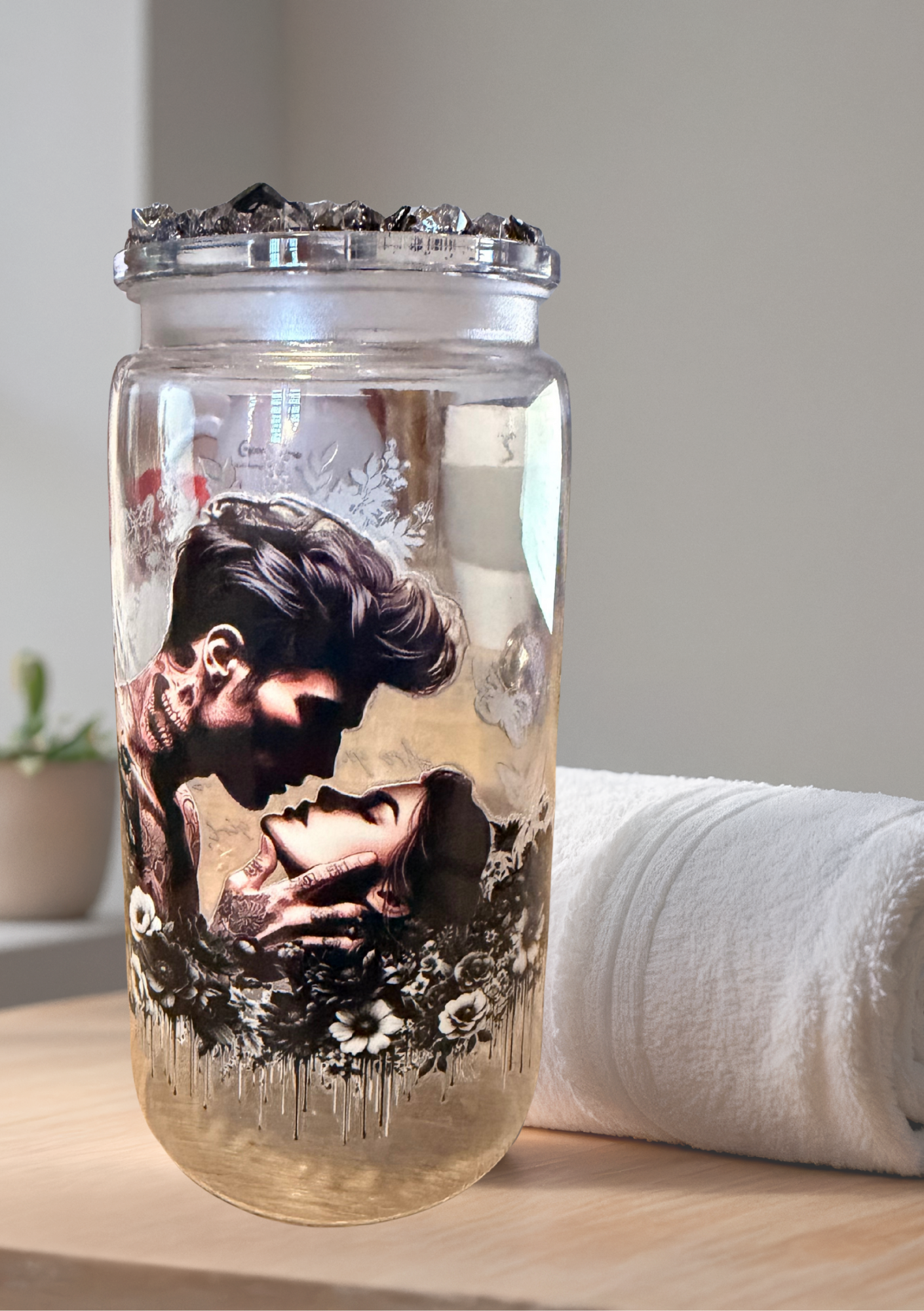 Gourdes transparantes Édition Dark Romance — Pièces Uniques