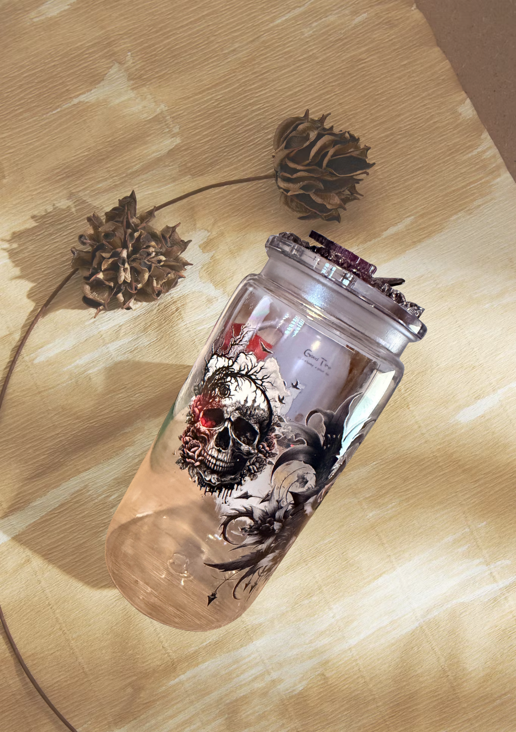 Gourdes transparantes Édition Dark Romance — Pièces Uniques